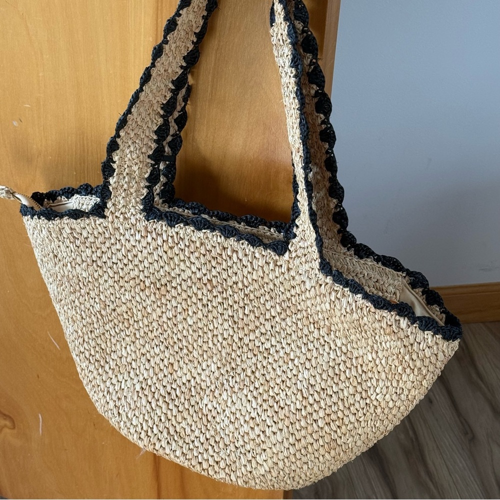 NWT Kate Spade New York x Target Raffia Bow Tote Bag - Picture 4 of 8